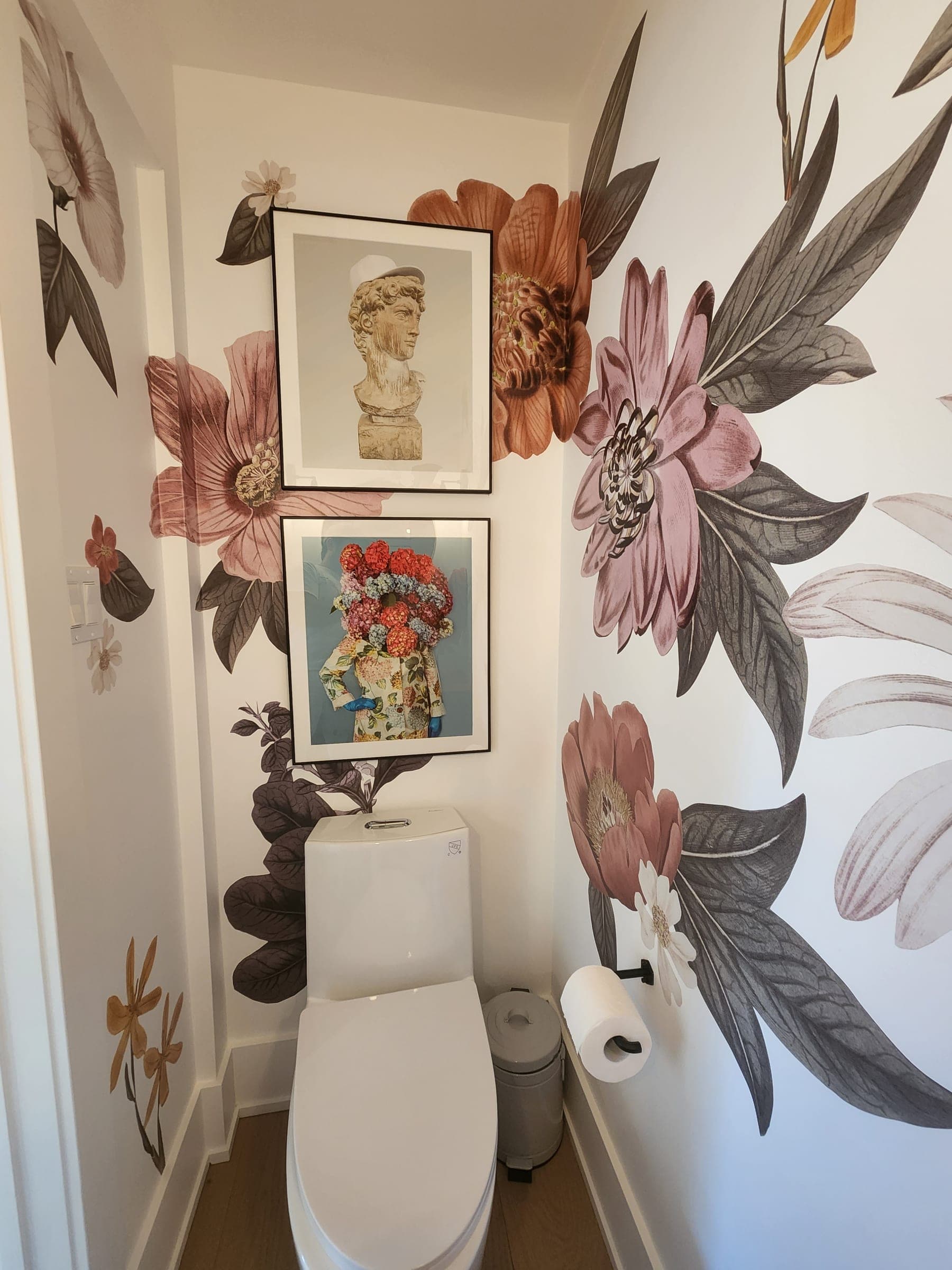 Luxury bathroom paint finish by Sigma Painting — wider view of the completed space in Markham